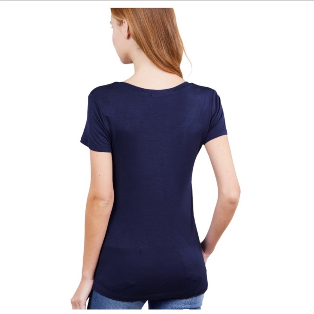 Super Soft Short Sleeve Jersey Knit Tee Shirt